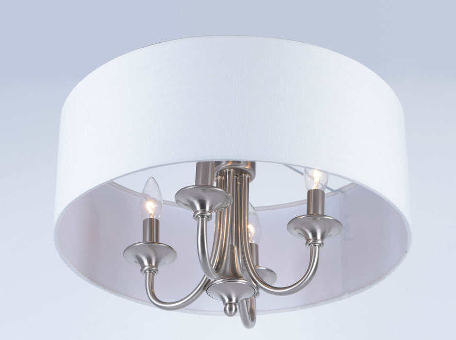 Maxim Bongo 4-Light Pendant / Semi-Flush Mount Model: 10013WLSN