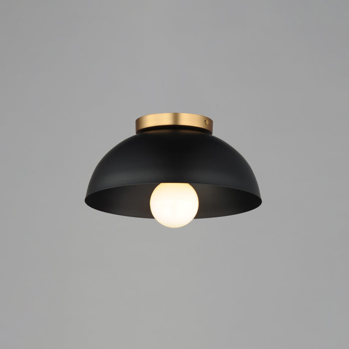 Maxim Thelonious 12 Flush Mount Model: 10020BKNAB