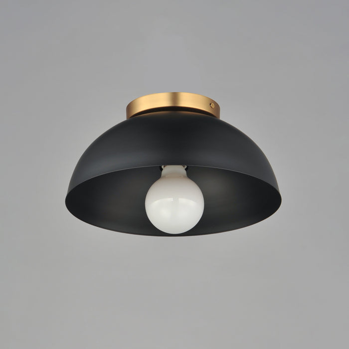 Maxim Thelonious 12 Flush Mount Model: 10020BKNAB