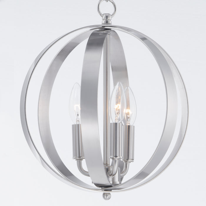 Maxim Provident 3-Light Chandelier Model: 10030SN