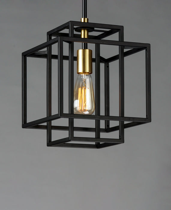 Maxim Liner 1-Light Pendant Model: 10246BKSBR