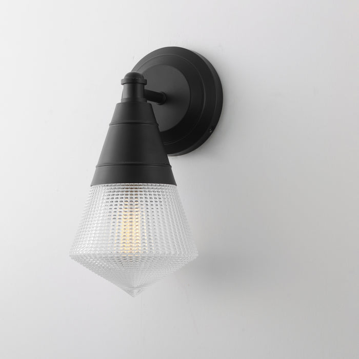 Maxim Hargreaves 1-Light Wall Sconce Model: 10391PRBK