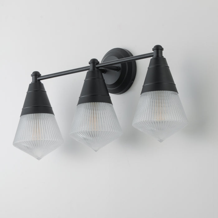 Maxim Hargreaves 3-Light Bath Vanity Model: 10393PRBK