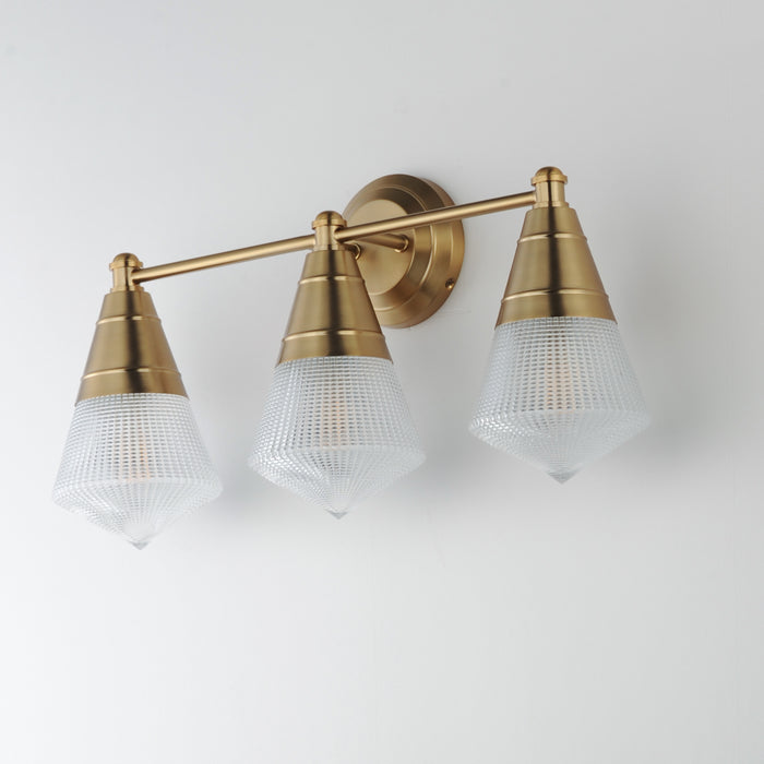 Maxim Hargreaves 3-Light Bath Vanity Model: 10393PRNAB