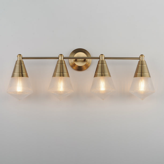 Maxim Hargreaves 4-Light Bath Vanity Model: 10394PRNAB