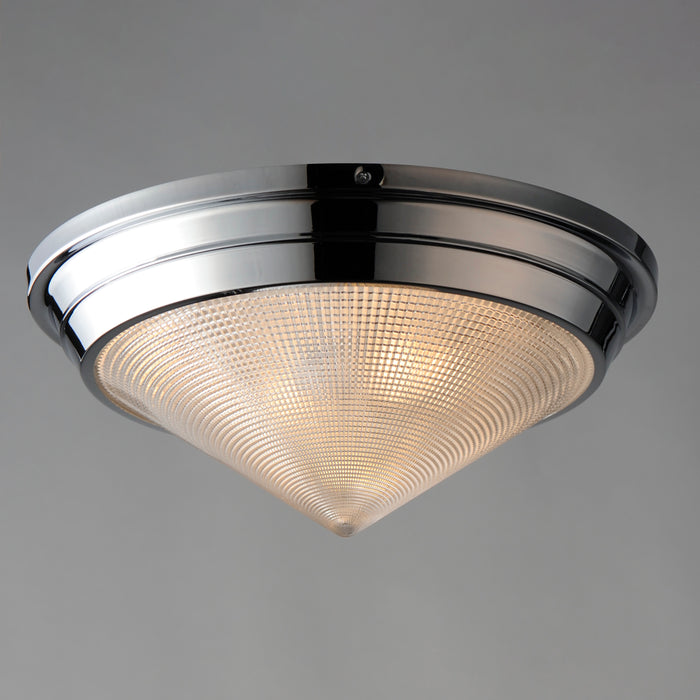 Maxim Hargreaves 3-Light Flush Mount Model: 10399PRPN