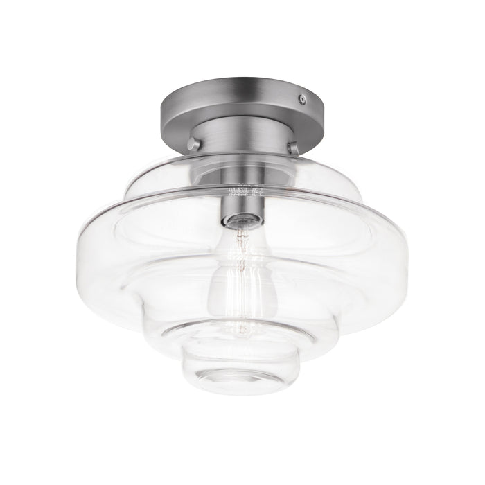 Maxim Harbor 1-Light Flush Mount Model: 11120CLSN