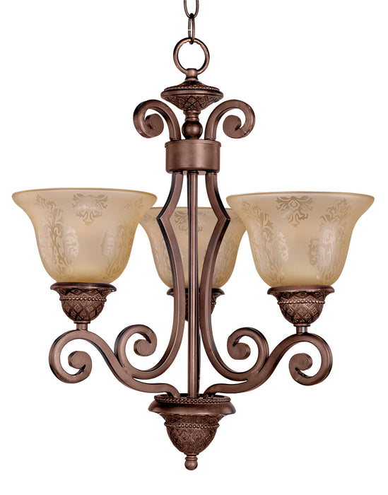 Maxim Symphony 3-Light Chandelier Model: 11235SAOI