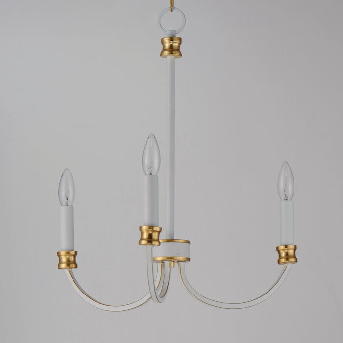 Maxim Charlton 3-Light Chandelier Model: 11373WWTGL