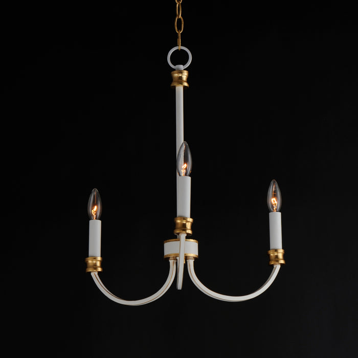 Maxim Charlton 3-Light Chandelier Model: 11373WWTGL