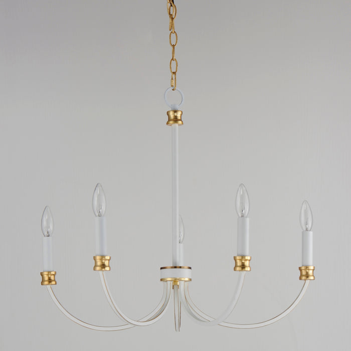 Maxim Charlton 5-Light Chandelier Model: 11375WWTGL