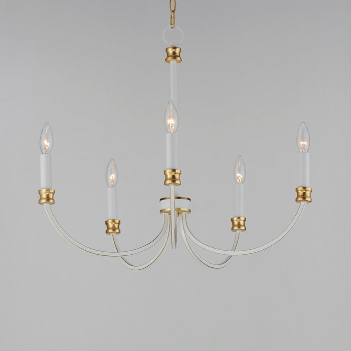 Maxim Charlton 5-Light Chandelier Model: 11375WWTGL