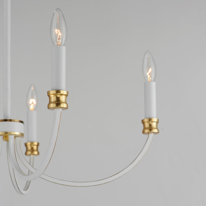 Maxim Charlton 5-Light Chandelier Model: 11375WWTGL