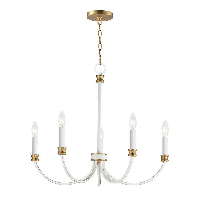 Maxim Charlton 5-Light Chandelier Model: 11375WWTGL