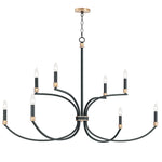 Maxim Charlton 8-Light Chandelier Model: 11378BKAB