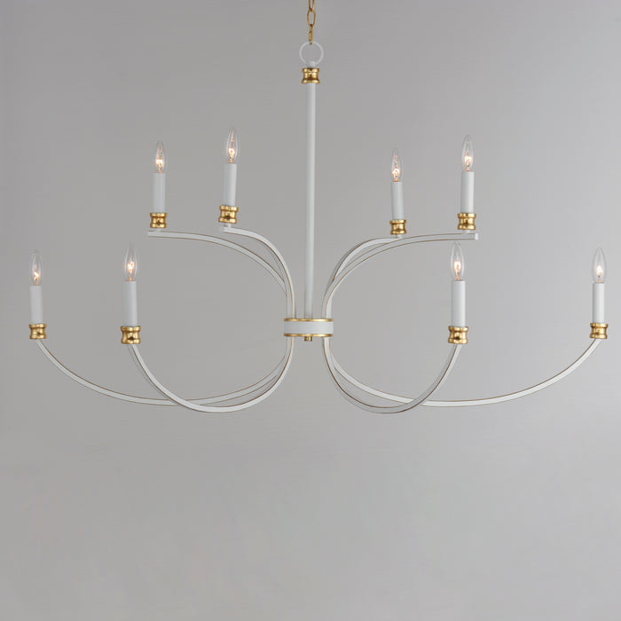 Maxim Charlton 8-Light Chandelier Model: 11378WWTGL