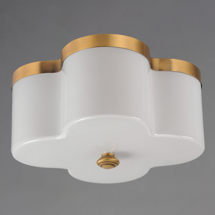Maxim Clover 2-Light Flush Mount Model: 12240WTNAB