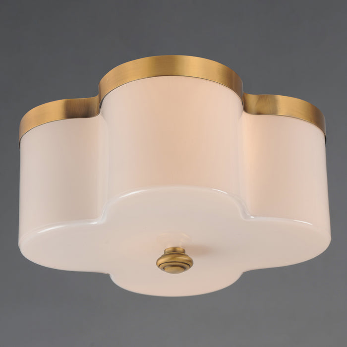 Maxim Clover 2-Light Flush Mount Model: 12240WTNAB