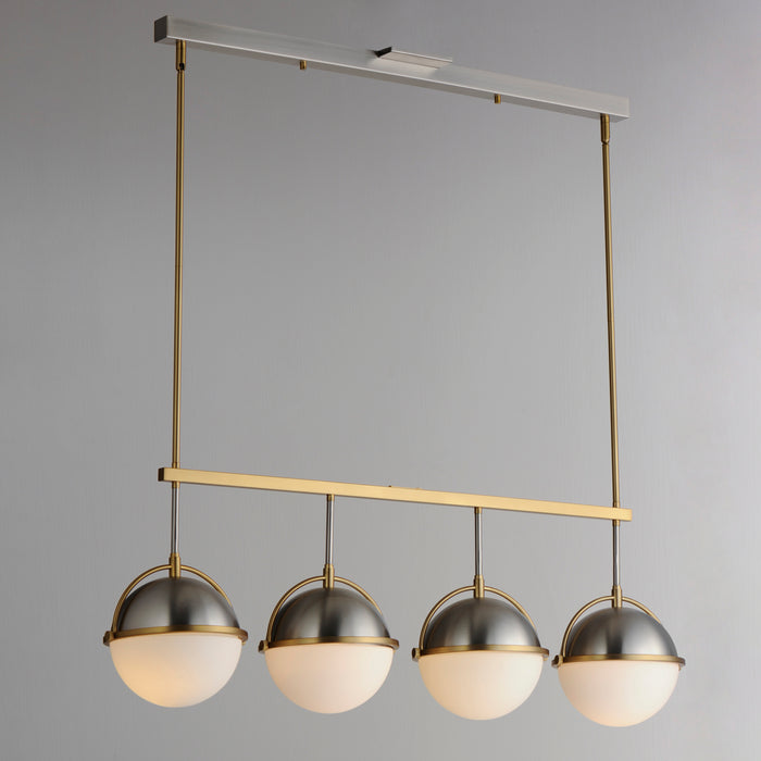 Maxim Duke 4-Light Linear Pendant Model: 12414SWSNSBR