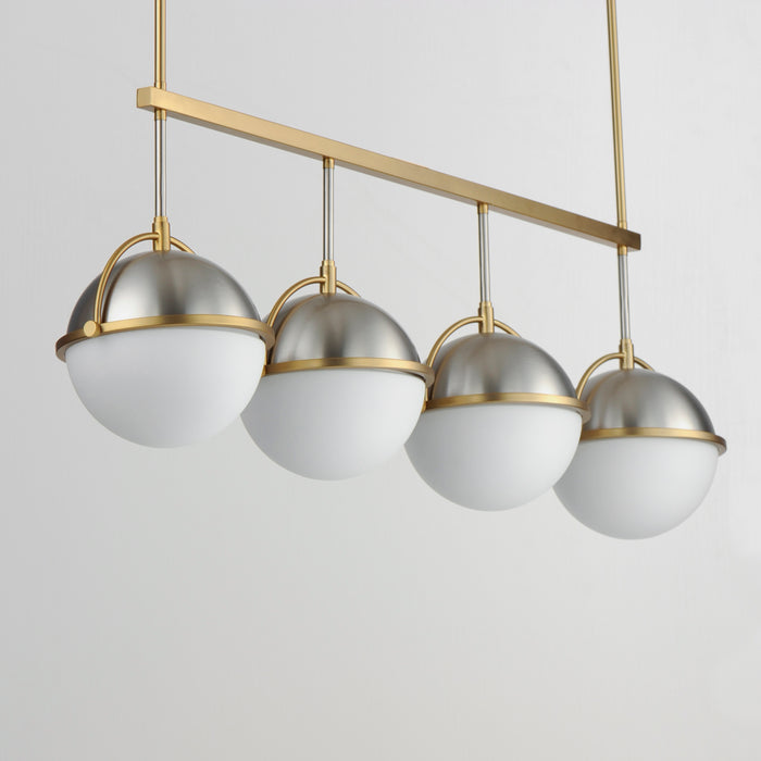 Maxim Duke 4-Light Linear Pendant Model: 12414SWSNSBR