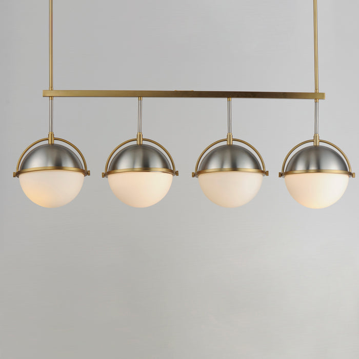 Maxim Duke 4-Light Linear Pendant Model: 12414SWSNSBR