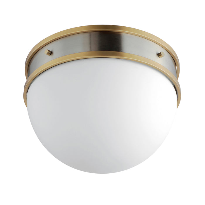 Maxim Duke 1-Light Flush Mount Model: 12419SWSNSBR