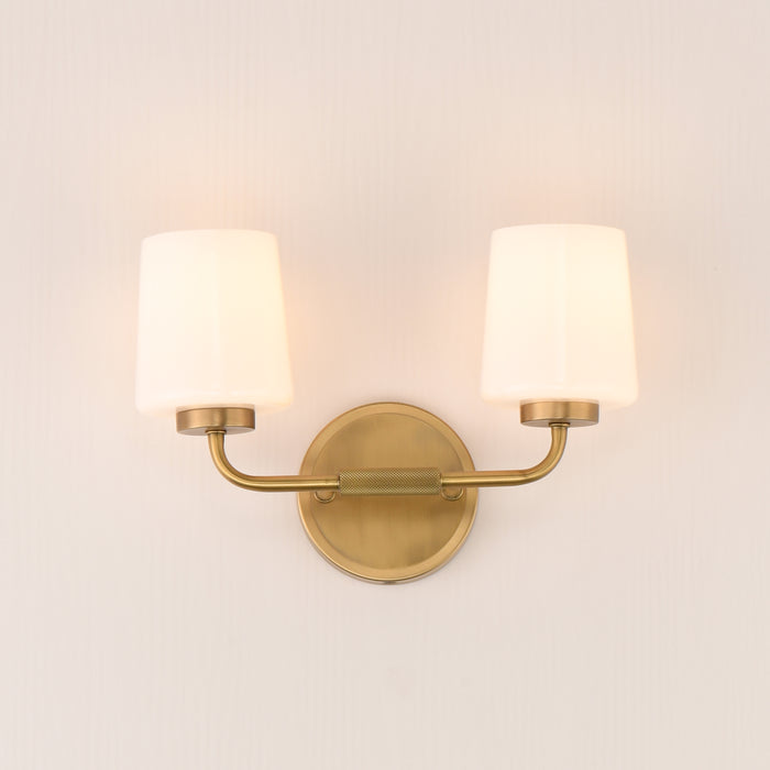 Maxim Durham 2-Light Sconce Model: 12692WTNAB