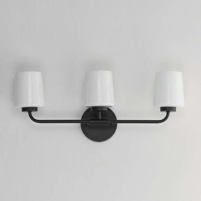Maxim Durham 3-Light Bath Vanity Model: 12693WTBK