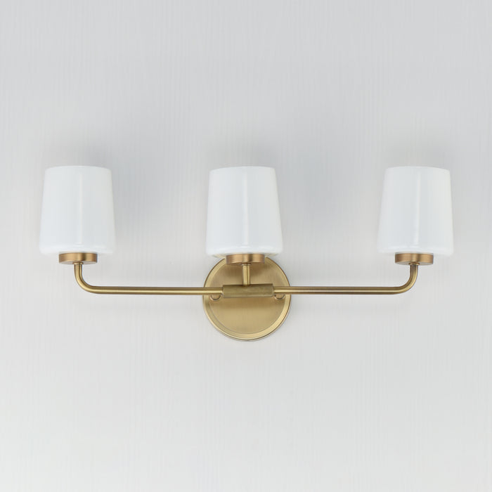 Maxim Durham 3-Light Bath Vanity Model: 12693WTNAB