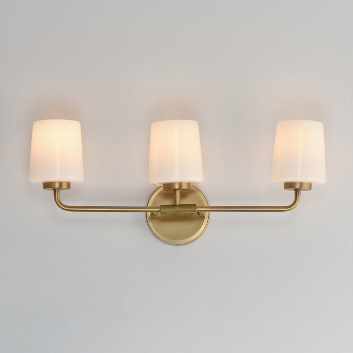 Maxim Durham 3-Light Bath Vanity Model: 12693WTNAB