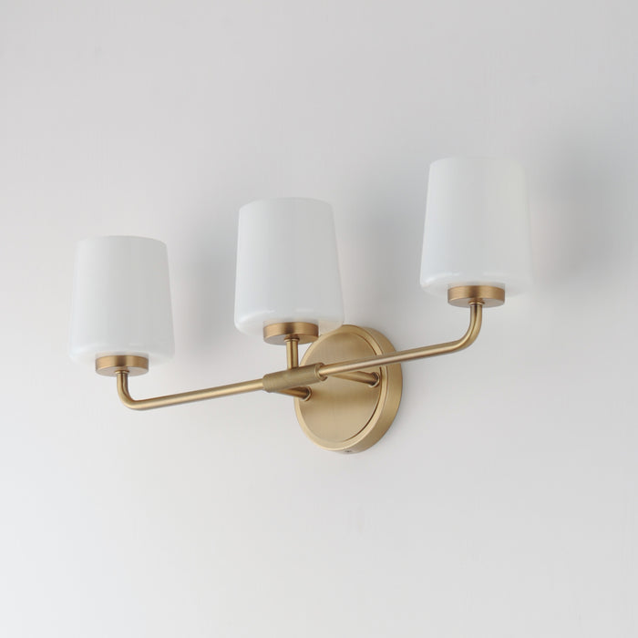 Maxim Durham 3-Light Bath Vanity Model: 12693WTNAB