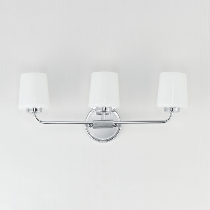 Maxim Durham 3-Light Bath Vanity Model: 12693WTPC