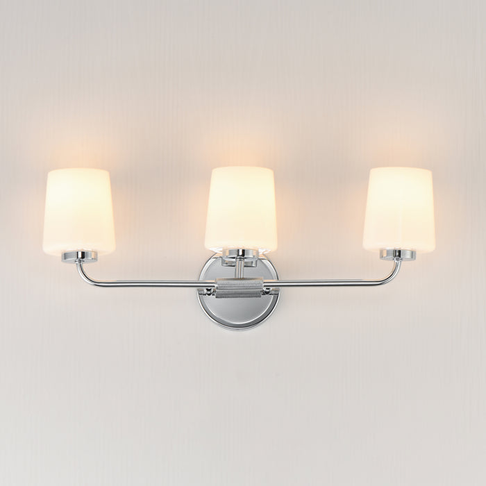 Maxim Durham 3-Light Bath Vanity Model: 12693WTPC