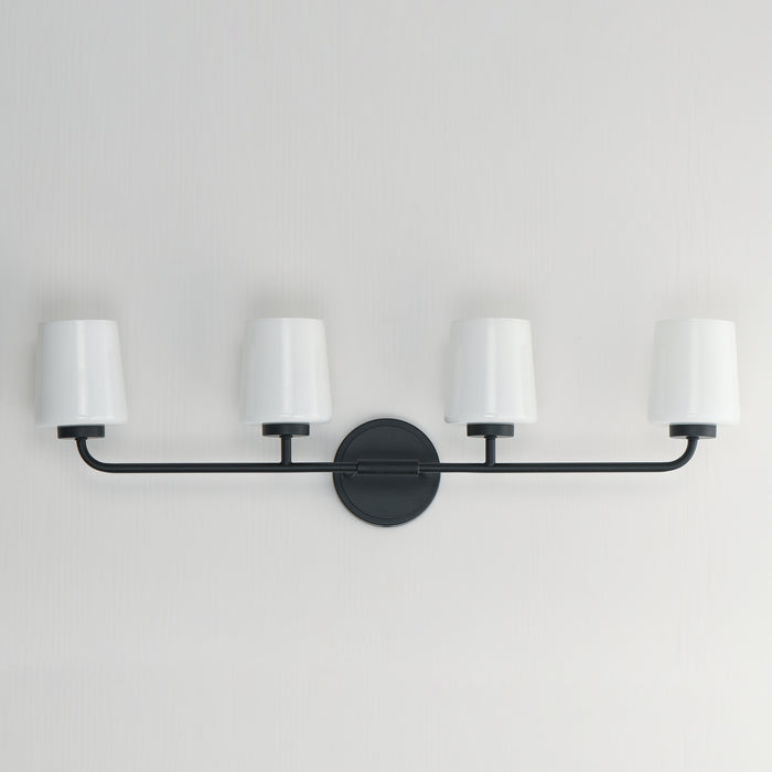 Maxim Durham 4-Light Bath Vanity Model: 12694WTBK