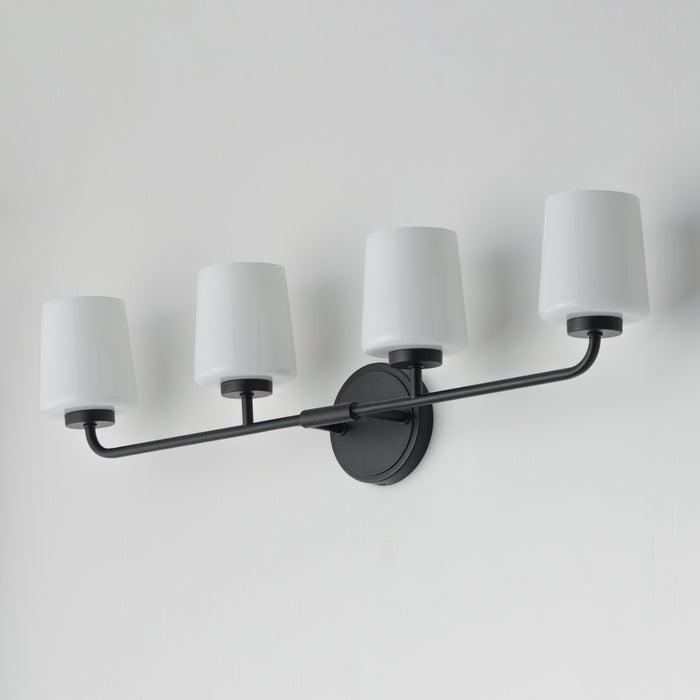 Maxim Durham 4-Light Bath Vanity Model: 12694WTBK