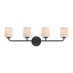 Maxim Durham 4-Light Bath Vanity Model: 12694WTBK