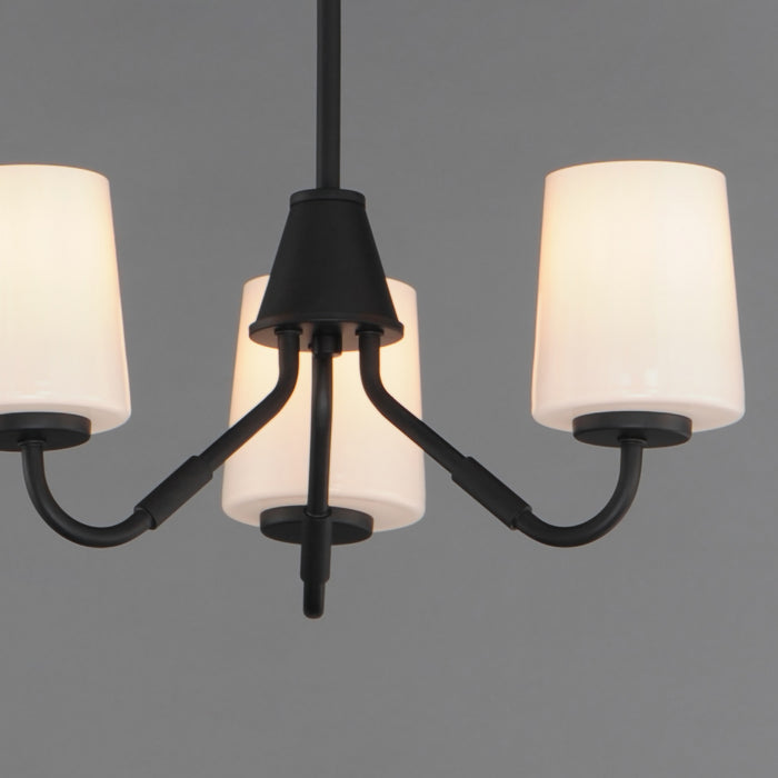Maxim Durham 3-Light Chandelier Model: 12695WTBK