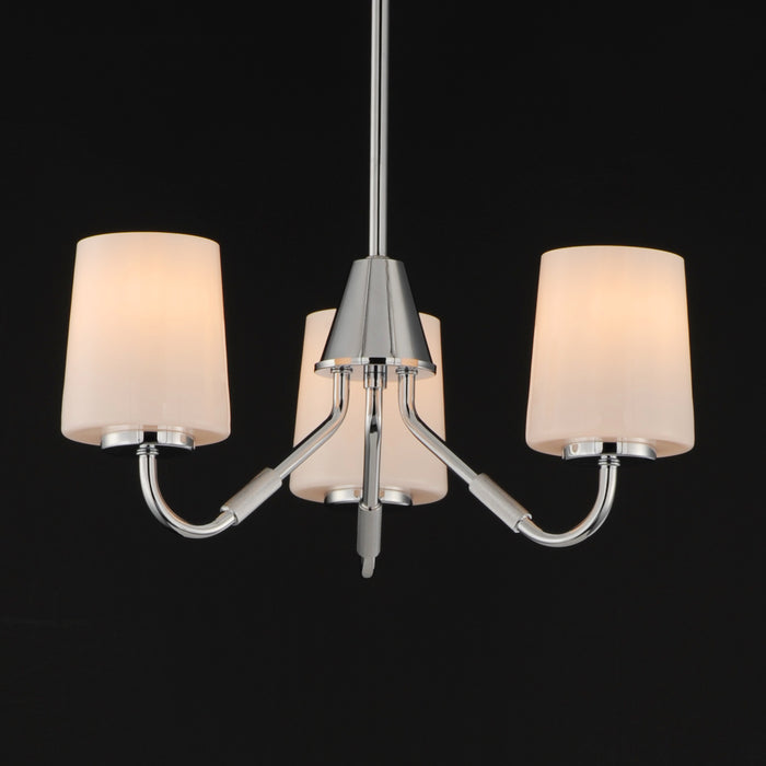 Maxim Durham 3-Light Chandelier Model: 12695WTPC