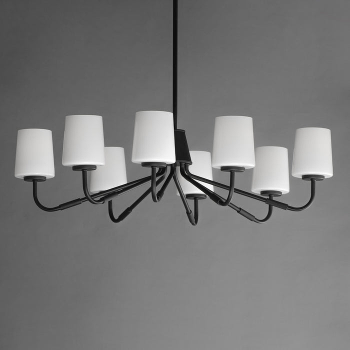 Maxim Durham 8-Light Chandelier Model: 12698WTBK