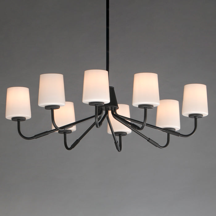 Maxim Durham 8-Light Chandelier Model: 12698WTBK