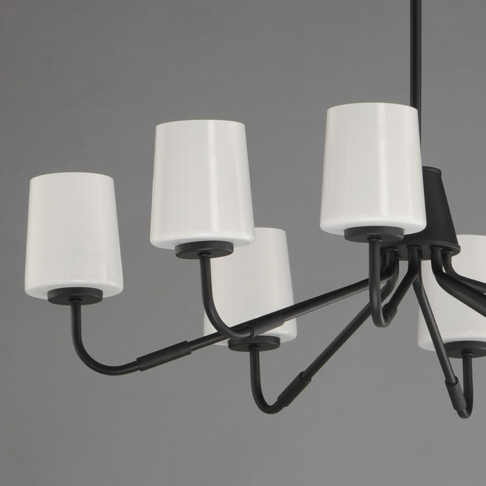 Maxim Durham 8-Light Chandelier Model: 12698WTBK