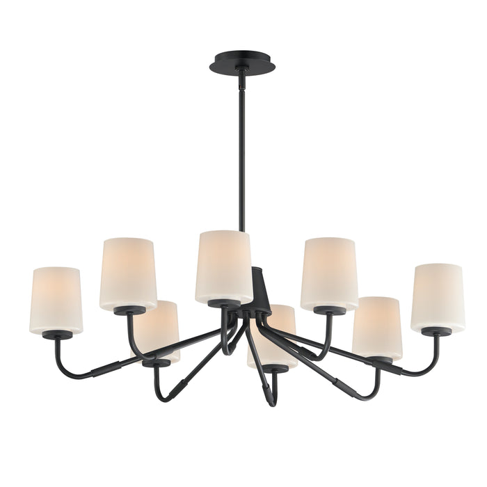 Maxim Durham 8-Light Chandelier Model: 12698WTBK