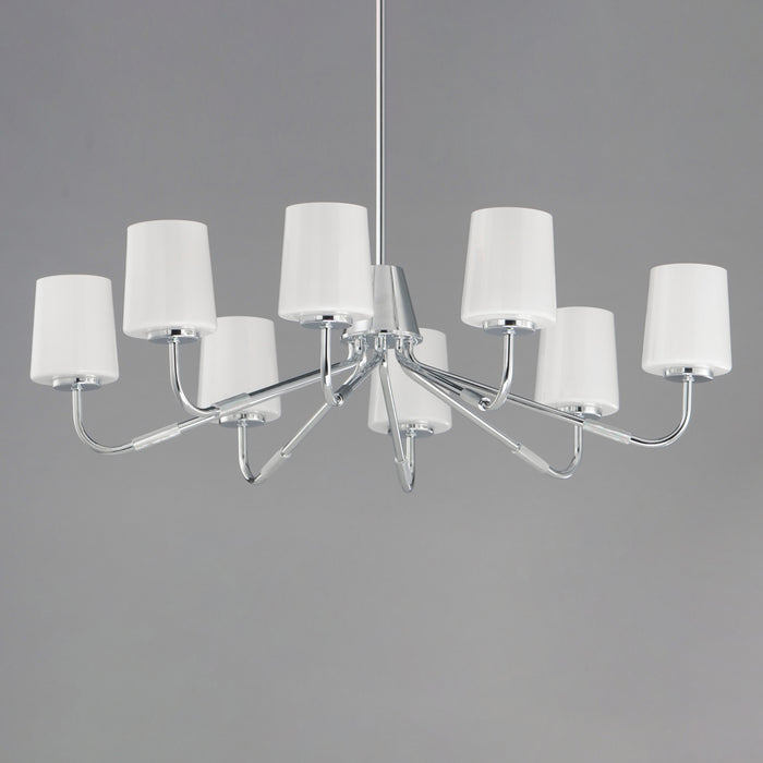 Maxim Durham 8-Light Chandelier Model: 12698WTPC