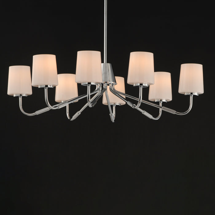 Maxim Durham 8-Light Chandelier Model: 12698WTPC