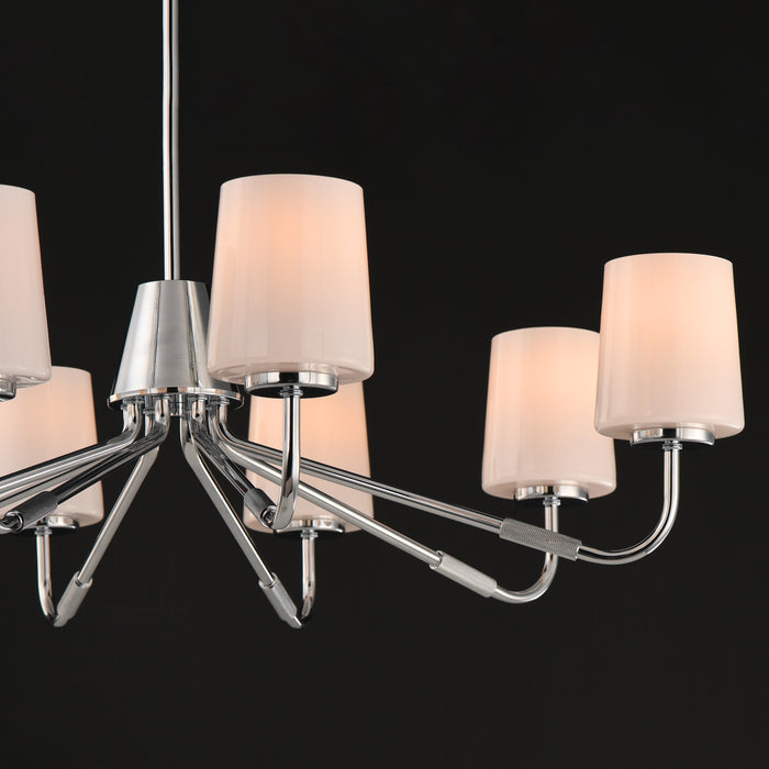 Maxim Durham 8-Light Chandelier Model: 12698WTPC