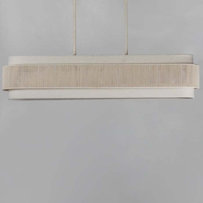 Maxim Seacliff 5-Light Linear Chandelier Model: 12815OFNAB