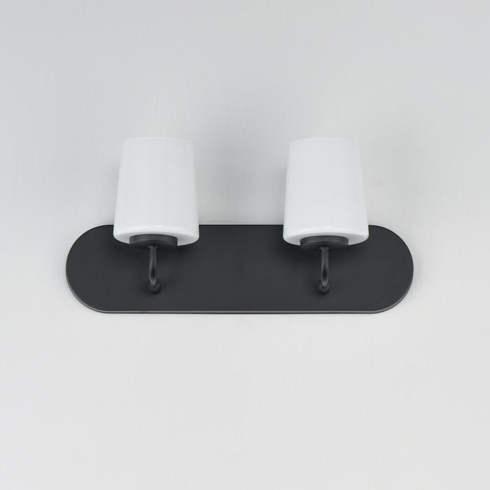 Maxim Durham 2-Light Strip Bath Vanity Model: 12892WTBK