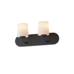 Maxim Durham 2-Light Strip Bath Vanity Model: 12892WTBK