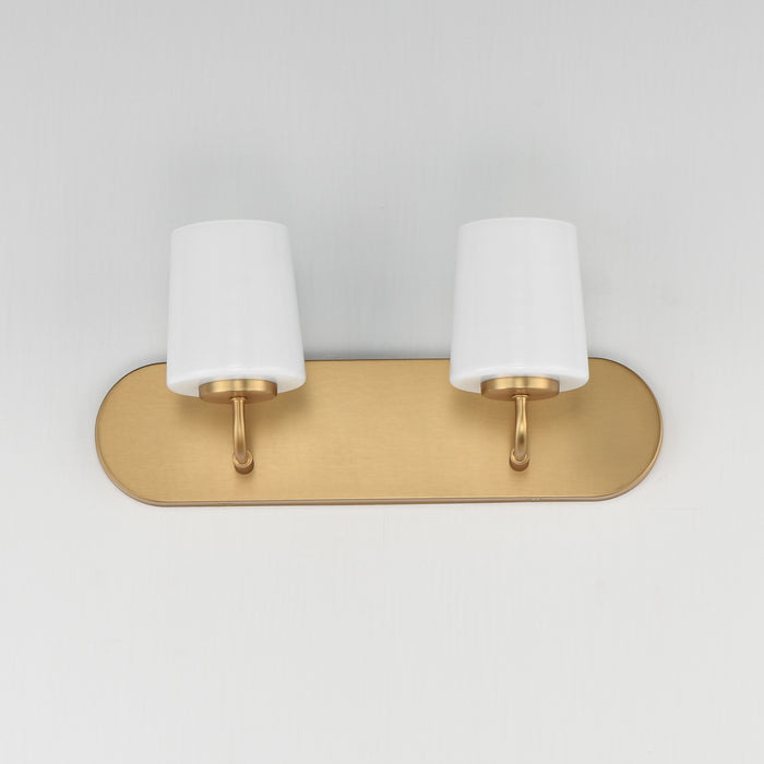 Maxim Durham 2-Light Strip Bath Vanity Model: 12892WTNAB