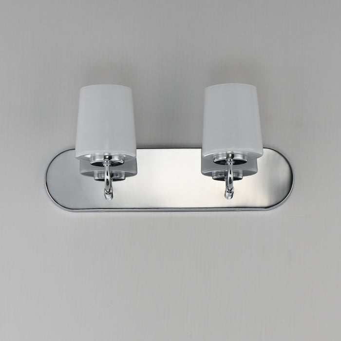 Maxim Durham 2-Light Strip Bath Vanity Model: 12892WTPC